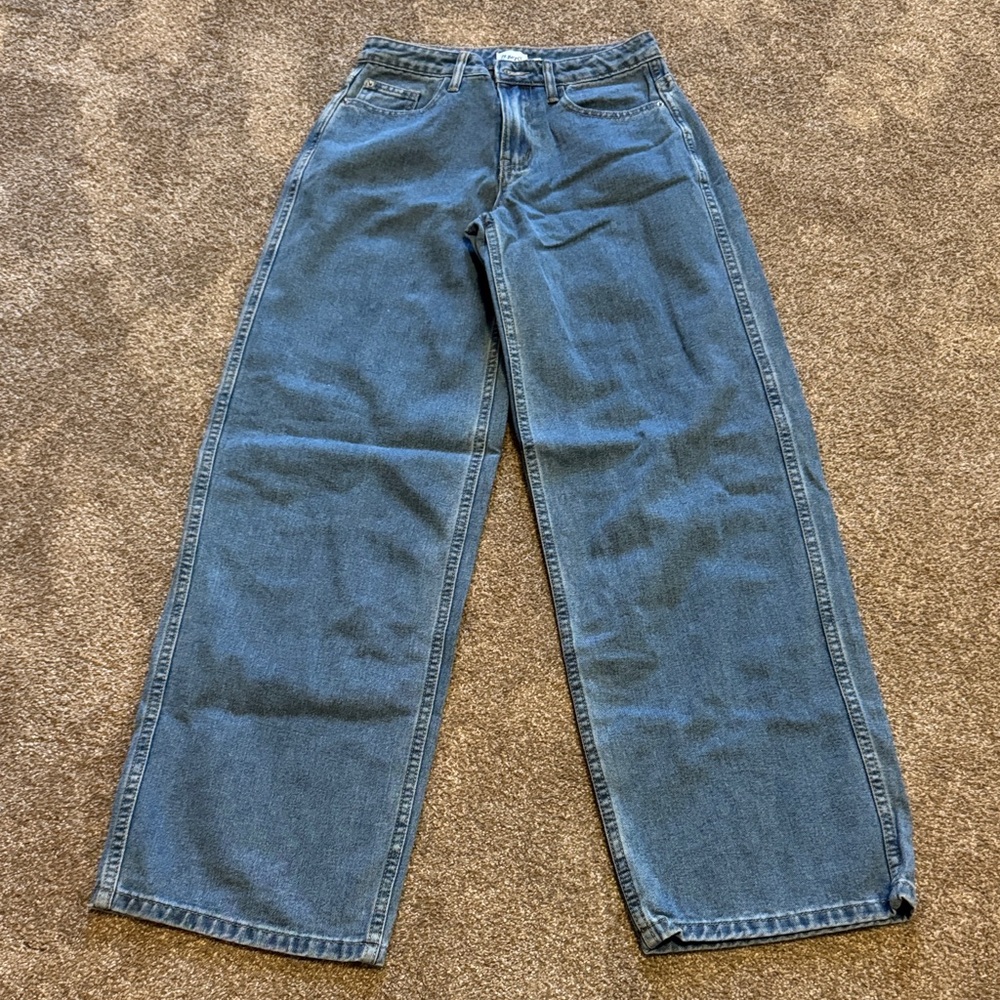 Princess Polly Blue Wide Leg Jeans